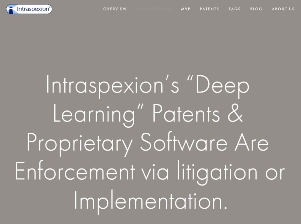 Image of Intraspexion Website